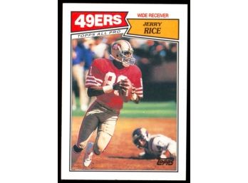 1987 Topps Football Jerry Rice All-pro #115 San Francisco 49ers HOF