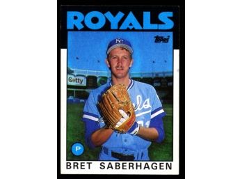 1986 Topps #487 Brett Saberhagan