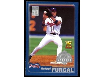 2001 Topps Baseball Rafael Furcal All-star Rookie Cup #98 Atlanta Braves