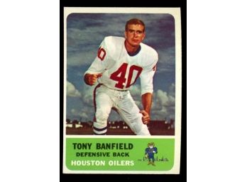 1962 Fleer #51 Tony Banfield