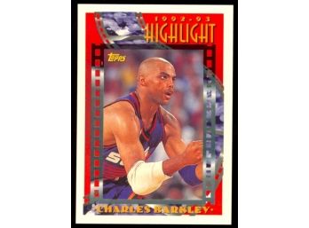 1993 Topps Basketball Charles Barkley Highlight #1 Phoenix Suns HOF