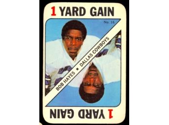 1971 Topps Football Game Bob Hayes 1 Yard Gain #16 Dallas Cowboys