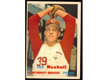1957 Topps Baseball Joe Nuxhall #103 Cincinnati Redlegs