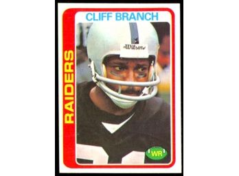 1978 Topps Football Cliff Branch #305 Oakland Raiders HOF
