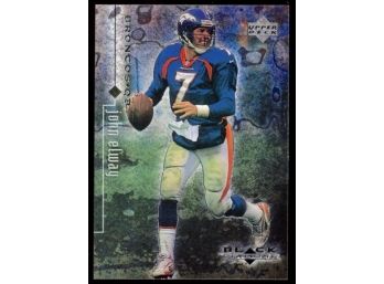 1998 Upper Deck Black Diamond Football John Elway #25 Denver Broncos HOF