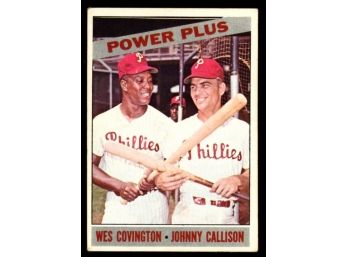 1966 Topps # 52 - POWER PLUS - COVINGTON & CALLISON - PHILADELPHIA