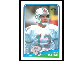 1988 Topps Football Dan Marino #190 Miami Dolphins HOF