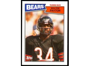 1987 Topps Football Walter Payton #46 Chicago Bears HOF