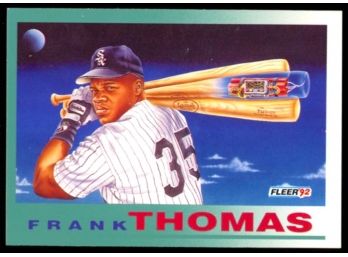 1992 Fleer Baseball Frank Thomas Time Bomb #712 Chicago White Sox HOF
