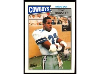 1987 Topps Football Tony Dorsett #263 Dallas Cowboys HOF