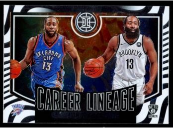 2020-21 Illusions Basketball James Harden 'career Lineage' Insert #1 Brooklyn Nets Oklahoma City Thunder