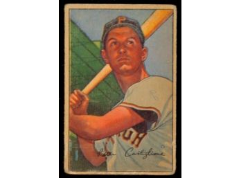 1952 Bowman Baseball Pete Castiglione #47 Pittsburgh Pirates