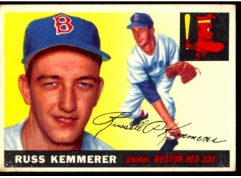 1955 Topps Baseball Russ Kemmerer #18 Boston Red Sox