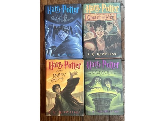 Harry Potter First U.S Edition Hardcover Books 1-4