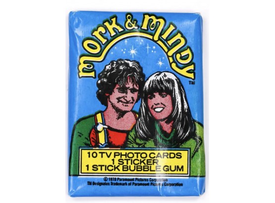 1979 Topps Mork & Mindy Trading Cards Wax Pack