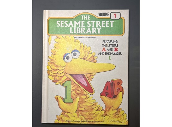 Vintage 1978 Sesame Street Book Volume 1 ~ Like New!