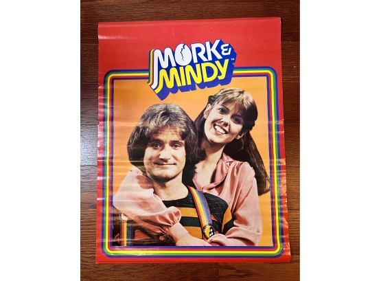 VINTAGE ~ 1979 Mork & Mindy Poster