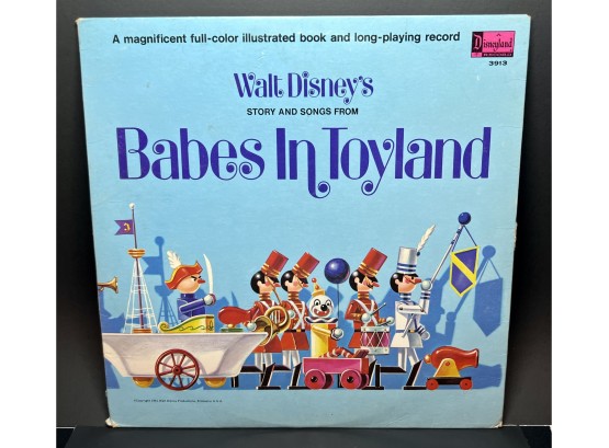 Vintage Vinyl ~ 1961 Walt Disneys Babes In Toyland Record And Picture Book