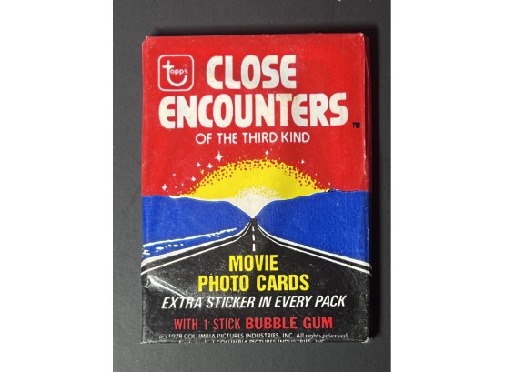 1978 Topps Close Encounters Of The Third Kind Trading Card Wax Pack