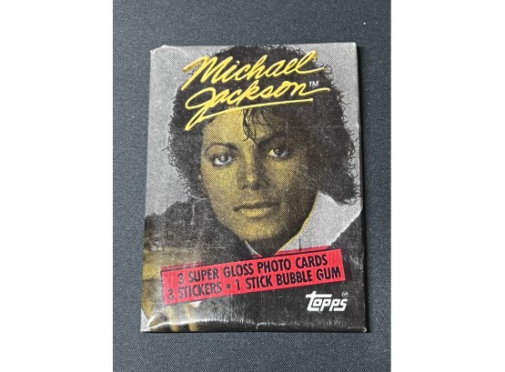 1984 Topps Michael Jackson Trading Cards Wax Pack