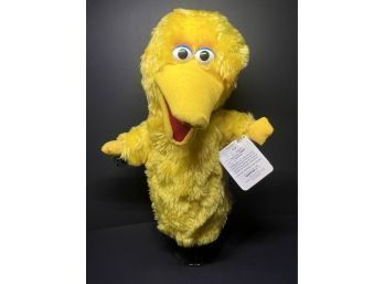 Vintage 1988 Sesame Street Big Bird Hand Puppet With Tags