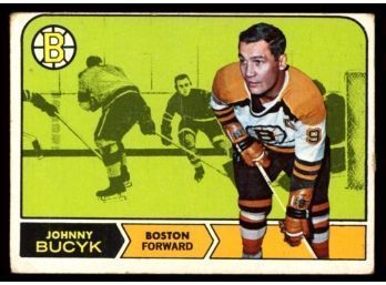 1968-69 TOPPS HOCKEY #5 JOHHNY BUCYK BOSTON BRUINS