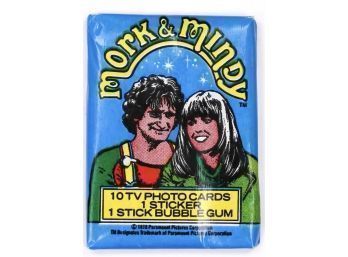 1979 Topps Mork & Mindy Trading Cards Wax Pack