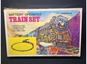 Vintage Battery Operated Train Set ~ New In Box
