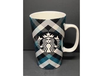 Starbucks 2015 Collectors Edition Tall Plaid Coffee Mug