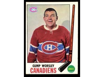 1969-70 TOPPS HOCKEY #1 GUMP WORSLEY MONTREAL CANADIENS
