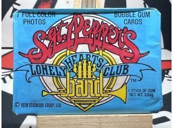 1978 Sgt Peppers Lonely Heart Club Band Trading Cards Wax Pack