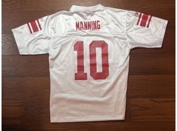 Eli Manning Officially Licensed Jersey #10 New York Giants Rebook Large Kids/ Women's S