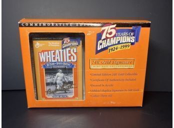 1999 Limited Edition Babe Ruth Wheaties Collectors Series New In Box