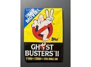 1989 Ghost Busters 2 Movie Trading Cards Wax Pack