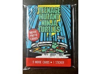 1990 Topps Teenage Mutant NINJA Turtles Movie Cards Wax Pack