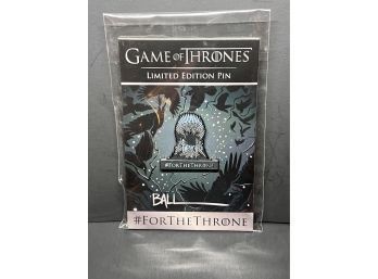 2019 Game Of Thrones Limited Edition Pin ~ #ForTheThrown Sealed