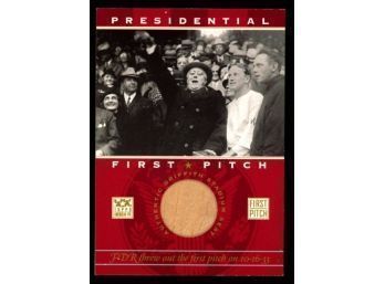 2002 Topps Presidential First Pitch FDR
