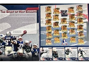 2004 New England Patriots Complete Pin Collection In Collectable Binder