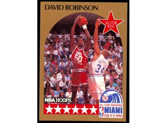 Sold at Auction: Pair of NM David Robinson Rookie Basketball Cards