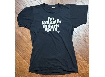 Womans Vintage GE General Electric T-shirt Im Fantastik In Dark Spots Medium