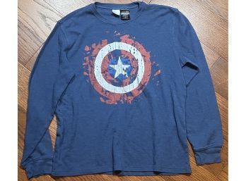 Captain America Long Sleeve Extra Large XL Shirt
