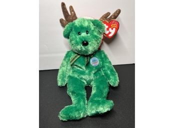 TY BEANIE BABY 2002 HOLIDAY BEAR LIMITED EDITION