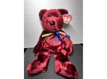 TY Beanie Baby Bear Buckingham Rare Limited Edition