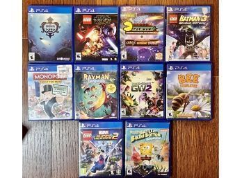 Lot Of 10 PS4 Games - Kids