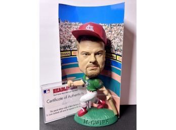 Limited Edition Mark McGwire Bobblehead With Display Case