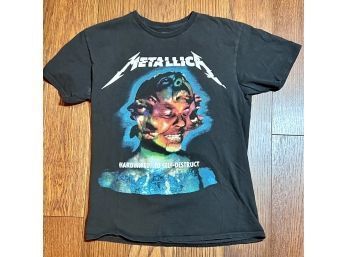 Metallica Hardwired To Self Destruct Black T-shirt Tour Size Medium
