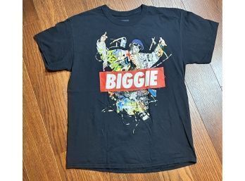 Biggie The Notorious BIG Black T-shirt Size Large 100 Cotton