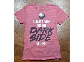 Star Wars T-shirt 'always Look On The Dark Side Of Life.' Size Small