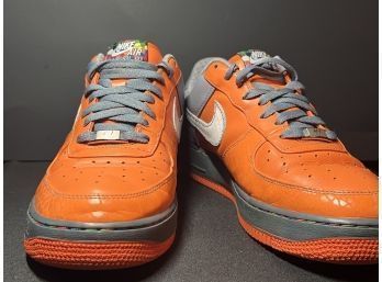 Nike Air Force One '07 Premium 'Choz' South Bronx Shoe 315180-811 Size 10 Orange