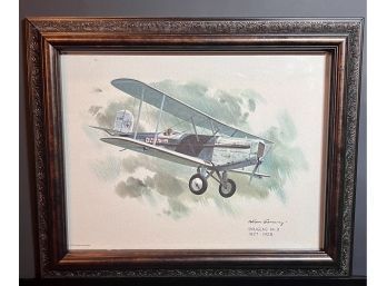 Nixon Galloway Lithograph N.A.T Postal Plane Douglas M-3 1927-1928